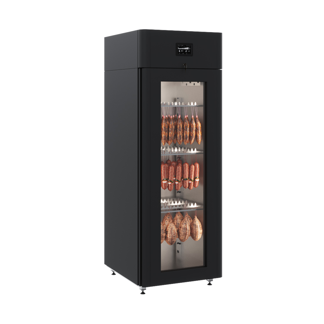 Шкаф холодильный Polair CS107 Cheese black